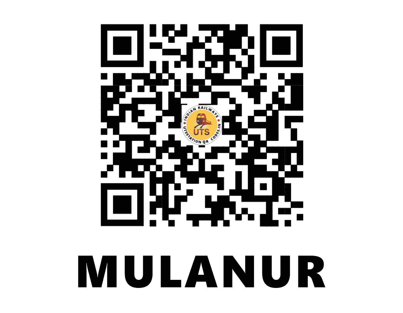 UTS QR Code for MULANUR - MAR (SW - ANDHRA PRADESH)